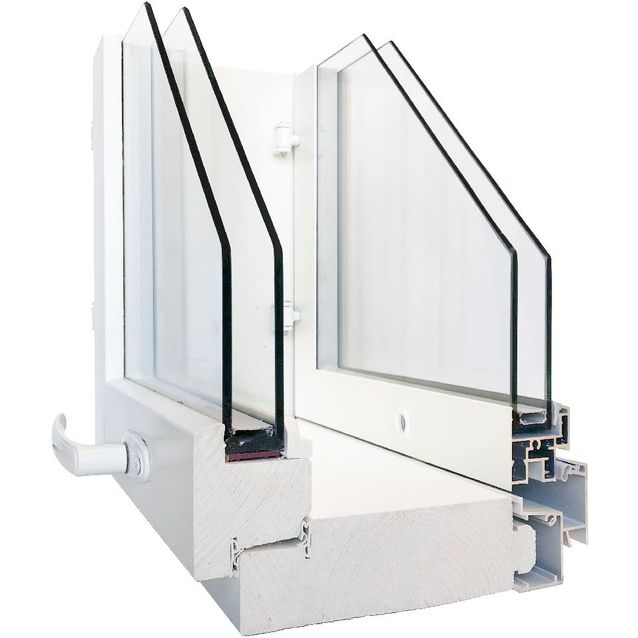 Ikkuna Kaski MSEA 2+2 lasinen thermorakenne, A-malli