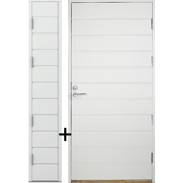 Ulko-ovi Kaskipuu UO7 Thermo mittatilausovi + levike CLA5/CLK6 Thermo M3