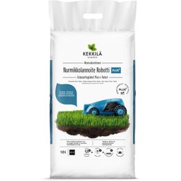Nurmikkolannoite PLUS+ Robotti Kekkilä 50 säkkiä x 10l/lava, 500 litraa