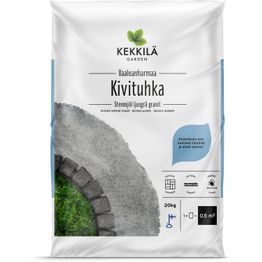 Kivituhka vaaleanharmaa Kekkilä 56 säkkiä x 20kg/lava, 1120 kg