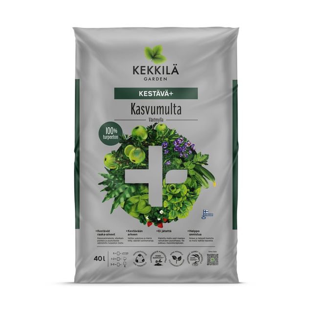 Kasvumulta Kekkilä Kestävä+, 70 säkkiä x 40 litraa/lava, 2800 litraa