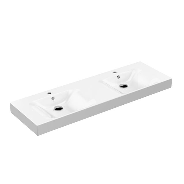 Pesuallas Kerasan Cento 140x45cm, valkoinen