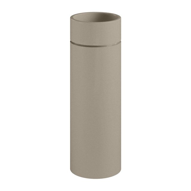 Vapaasti seisova pesuallas Kerasan Oke, lattiaviemäri P-trap, ø30x88.5cm, matta beige