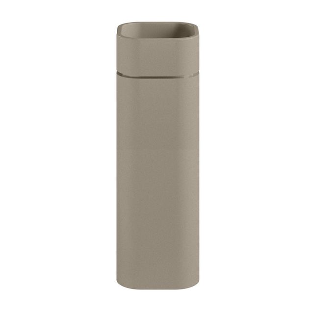 Vapaasti seisova pesuallas Kerasan Hako, lattiaviemäri S-trap, ø30x30x88.5cm, matta beige