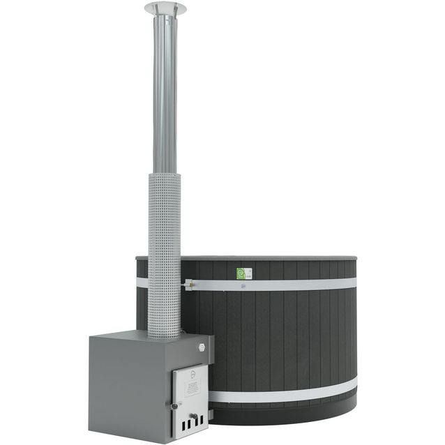 Kylpytynnyri Kirami Comfort Family M Macu, 3-5 hlöä, EP NightBlack/LightGray