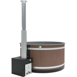 Kylpytynnyri Kirami Comfort Family L Cube, 6-8 hlöä, EP Mocca, LightGray