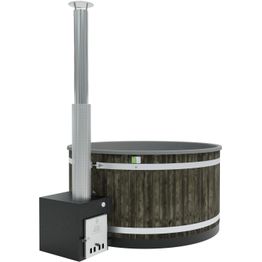 Kylpytynnyri Kirami Comfort Family L Cube, 6-8 hlöä, ST CoalBlack/LightGray