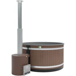 Kylpytynnyri Kirami Comfort Family L Tube, 6-8 hlöä, EP Mocca/LightGray