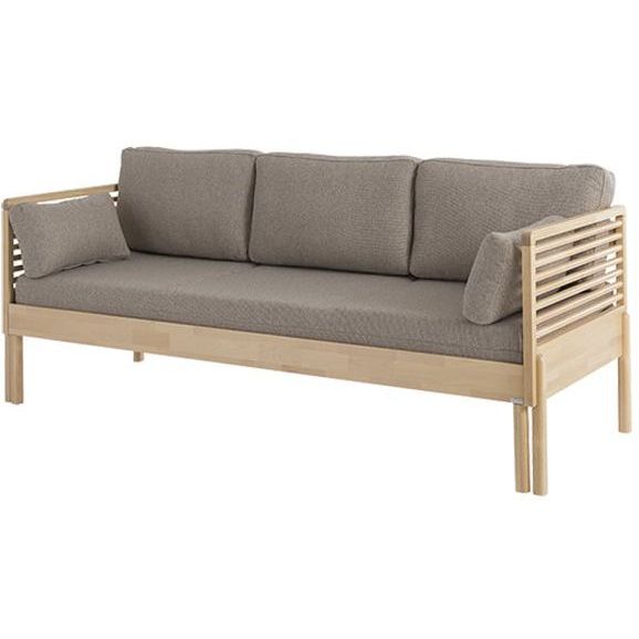 Vuodesohva Kiteen Huonekalutehdas Lennu, 190x75/140cm, lakattu koivu