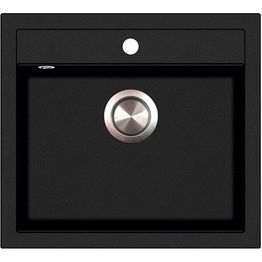 Keittiöallas Kiwi SQQ100, hanalipalla, 565x510mm, kvartsikomposiitti