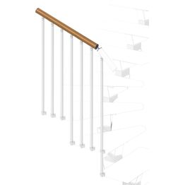 Käsijohde Rintal Knock, U- ja L-mallin portaisiin