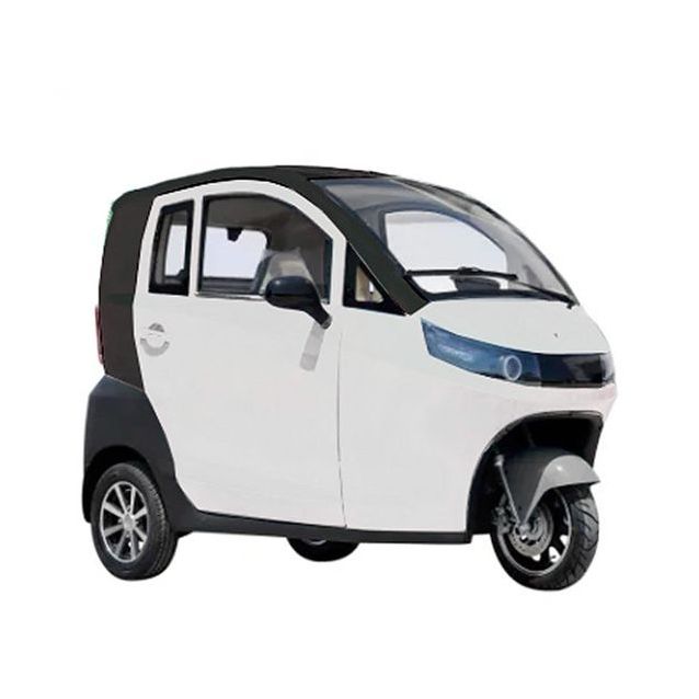 Täyssähkömopo Kontio Motors Autokruiser Luxury LongRange valkoinen/musta