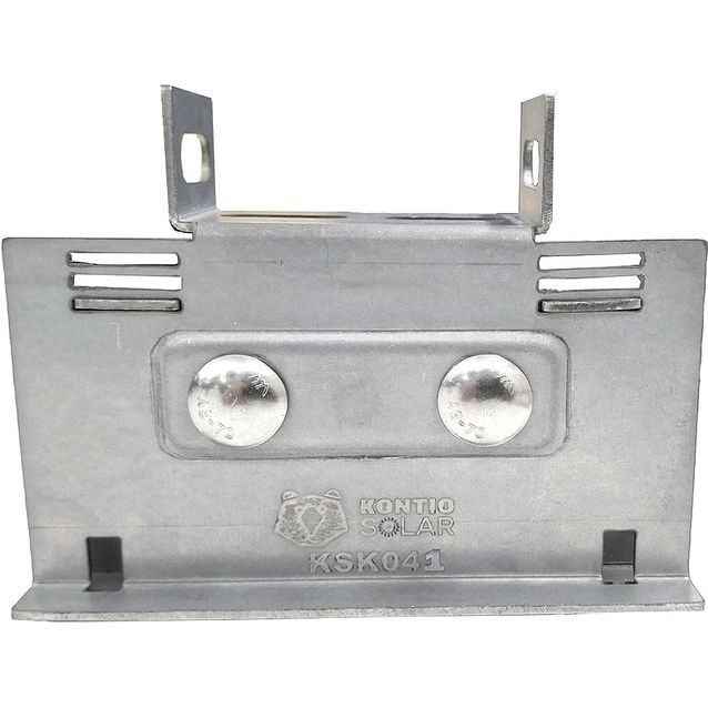 Kontio Solar Strong aurinkopaneelin kattokiinnike kone- ja lukkosaumakatolle pääkuva