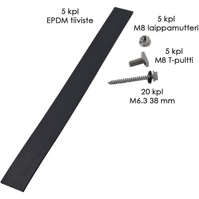 Kontio Solar Strong asennussarja aaltopeltikatto kiinnikkeelle pääkuva
