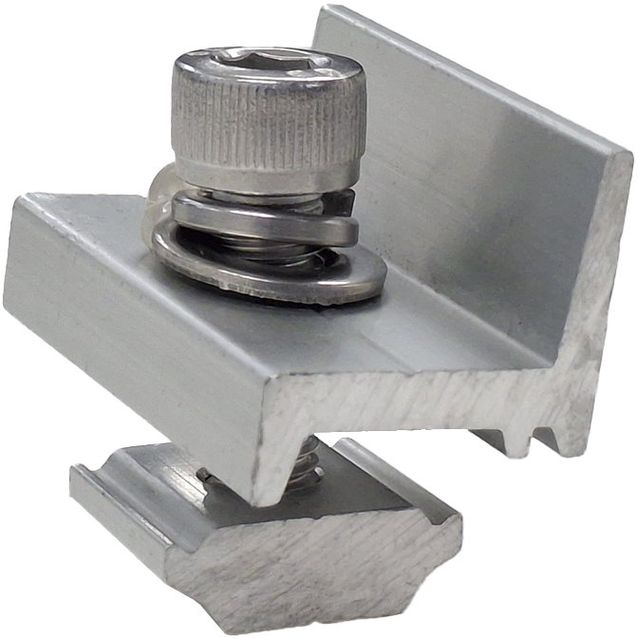 Kontio Solar Strong aurinkopaneelin kiinnike maatelineen profiilikiskolle pääkuva