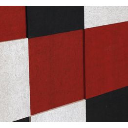 Akustiikkalevy Konto Torro 1782x1188mm punainen/musta/valkoinen 24kpl