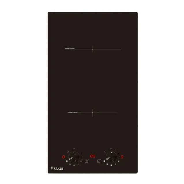 Induktioliesitaso Kluge KPI3003BB, 2 keittoaluetta
