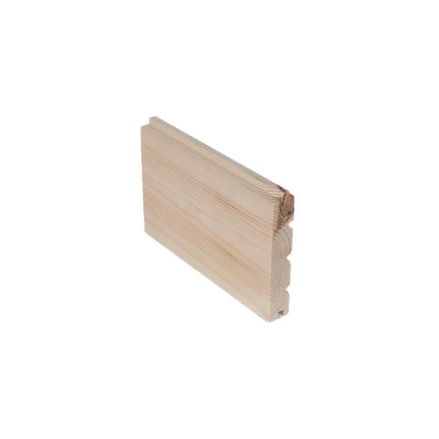 Lattialauta Jokiwood HLL ,28x140x2050mm, mänty, käsittelemätön, päätypontattu