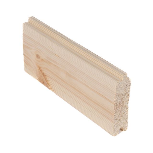 Mökkilattialauta Jokiwood HLL, 28x95x3600mm, mänty, käsittelemätön, päätypontattu