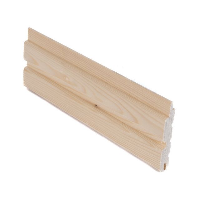 Rimapaneeli/valeurapaneeli Jokiwood STP, 15x95x3300mm, kuusi, käsittelemätön