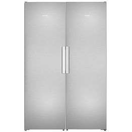 Jääkaappi- ja pakastinpaketti Siemens KS36NVICG + GS36NVICG, teräs