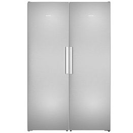 Jääkaappi- ja pakastinpaketti Siemens KS36NVIDG + GS36NVIDG, teräs