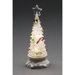 Valokoriste Konstsmide, 25.5cm, 3 x LED, pyörivä, akryyli, ajastin, paristokäyttöinen