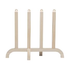 Kynttelikkö Konstsmide, 4-osainen, puu, E10, 42cm, eri värejä