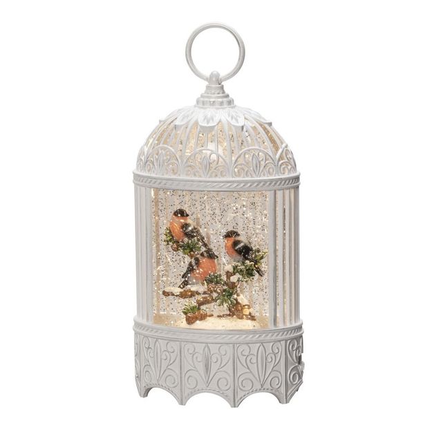 Vesilyhty Konstsmide Punatulkut, IP20, 1 x LED, ajastin, USB/paristokäyttöinen