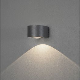 LED-seinävalaisin Konstsmide Gela 6W antrasiitti