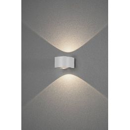 LED-seinävalaisin Konstsmide Gela 2x6W ylös/alas valkoinen