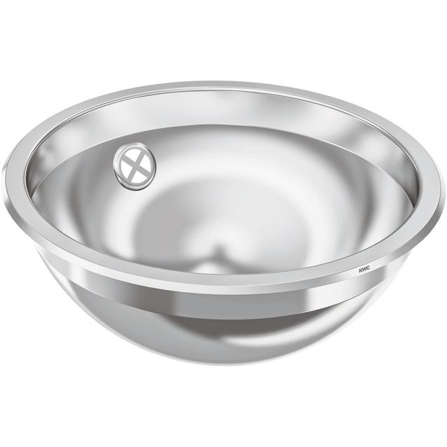 Pesuallas KWC RNDH260 Ø260 mm rst korkeakiiltoinen