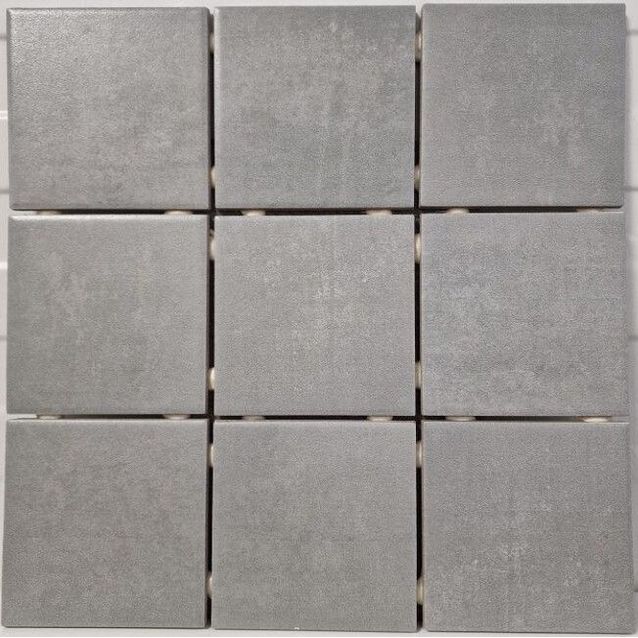 Lattialaatta Kymppi-Lattiat Light Grey 10x10 cm arkki keskiharmaa