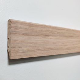 Jalkalista DomusFlooring 16x60x2200 mm tammi valkoöljytty