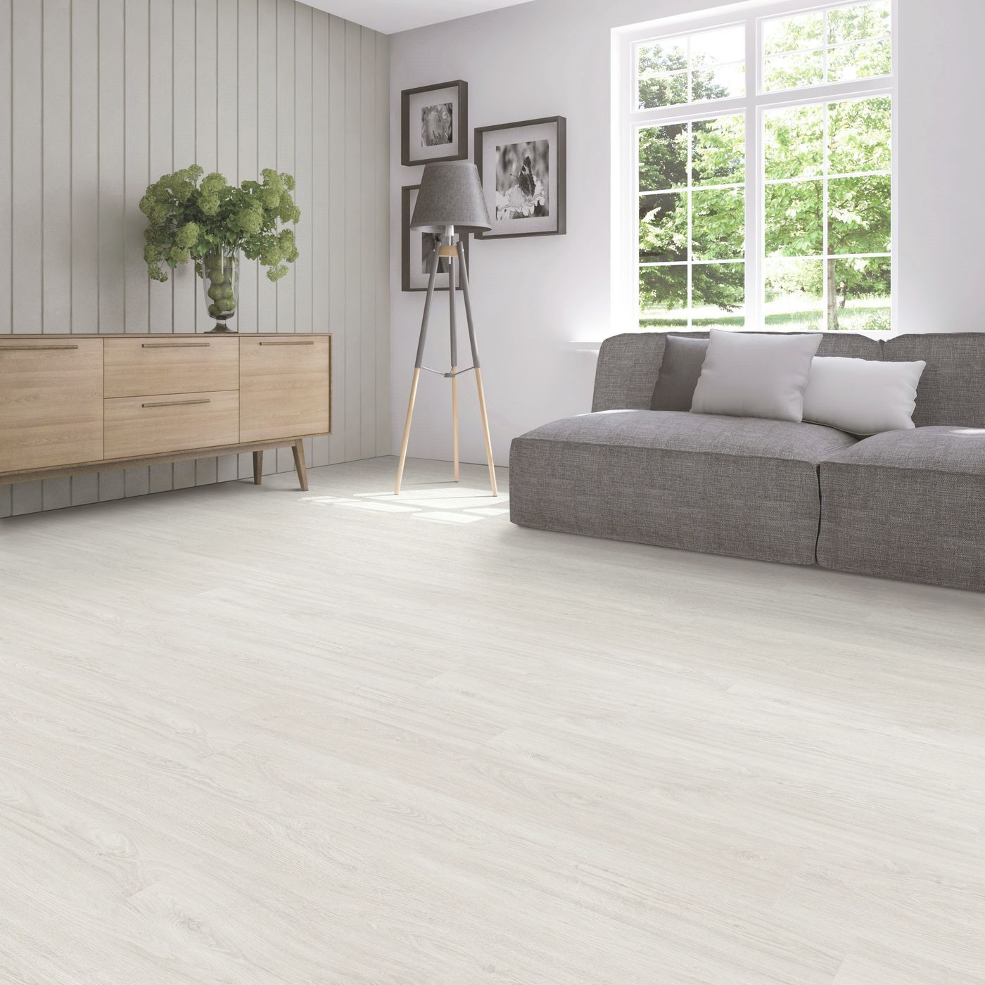Kivikomposiitti vinyylilankku DomusFlooring Hattara tunturipuu 4x180x1220mm