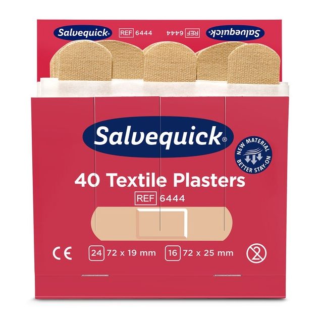 Kangaslaastari Cederroth Salvequick, 6 x 40 kpl