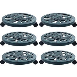 Kasvirullakot 6 kpl vihreä 38 cm muovi