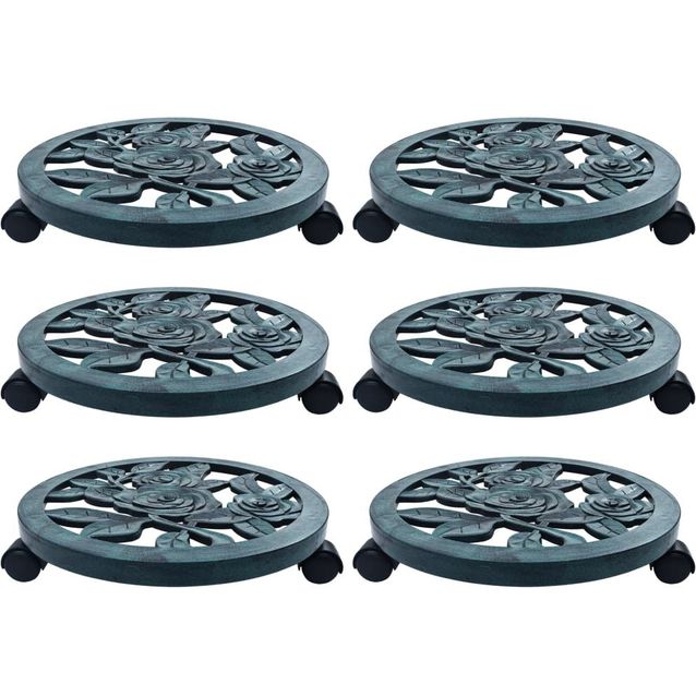 Kasvirullakot 6 kpl vihreä 38 cm muovi_1