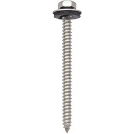 Valokateruuvi Keraplast, 4.8x70mm, Ø14mm prikka, RST/EPDM