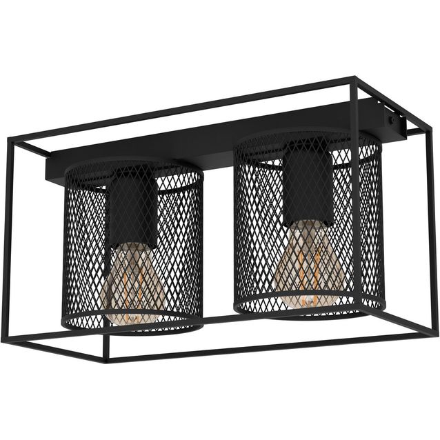 Kattovalaisin Eglo Catterick 2 osainen 35x16 5cm musta