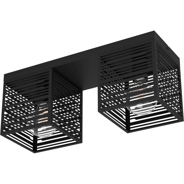 Kattovalaisin Eglo Piedritas 2 osainen 51 5x18cm musta