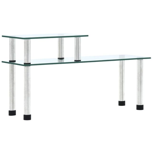 Keittiöhylly läpinäkyvä 45x16x26 cm karkaistu lasi_1