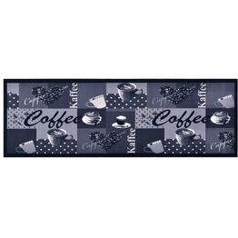 Keittiön pestävä lattiamatto coffee sininen 45x150 cm
