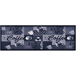 Keittiön pestävä lattiamatto coffee sininen 60x180 cm
