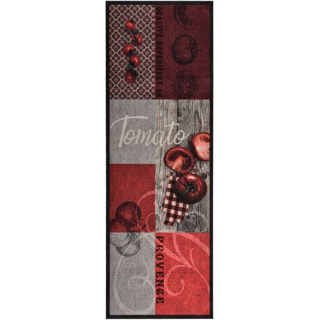 Keittiön pestävä matto tomato 45x150 cm_1