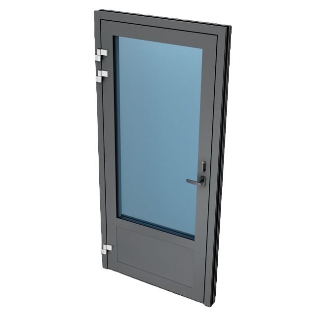 Ulko-ovi Keraplast IKD78X 1.2, alumiinia, lasiaukolla, mittatilaus