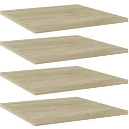 Hyllylevyt 4 kpl sonoma tammi 40x40x1,5 cm lastulevy