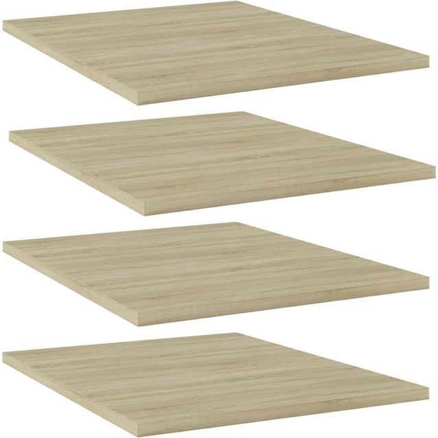 Kirjahyllytasot 4 kpl sonoma tammi 40x50x1,5 cm lastulevy_1