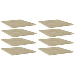 Hyllylevyt 8 kpl sonoma tammi 40x50x1,5 cm lastulevy