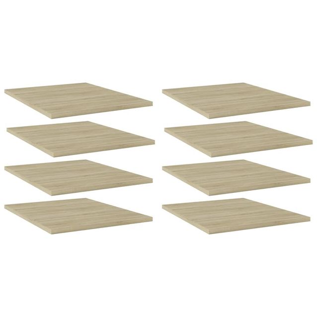 Kirjahyllytasot 8 kpl sonoma tammi 40x50x1,5 cm lastulevy_1